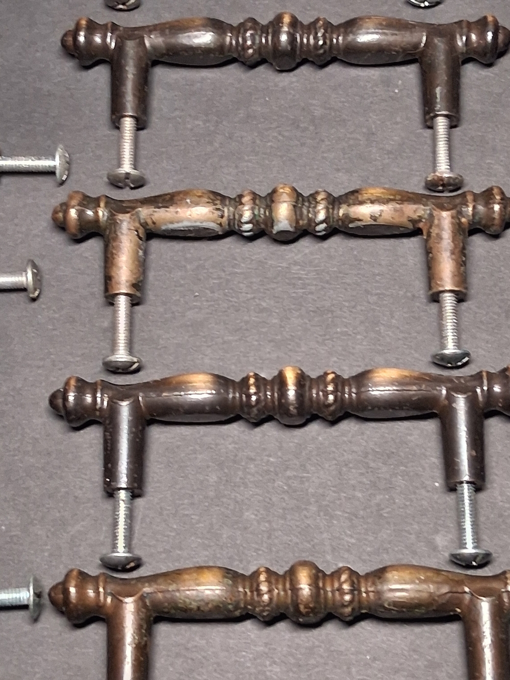 Vintage Amerock Carriage House 176-1 Handle Cabinet Pulls, Handles Lot Of 35 - Picture 10 of 15